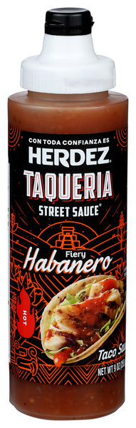8-PACK OF SAUCE TACO FIERY HABANERO 9 OUNCE - CASE OF 8