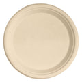 1000-PACK OF PLATE ROUND COMPOSTABLE MOLDED FIBER 7 INCH DISPOSABLE