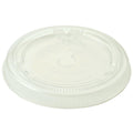 1000-PACK OF Cup/Lid PLA Lids w/ Straw Hole | Fits 10-22 oz World Centric Paper Cups | 1000 count