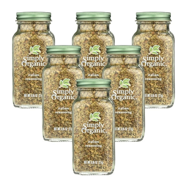 6-PACK OF Spice Italian Organic Simply Organic 0.95 oz