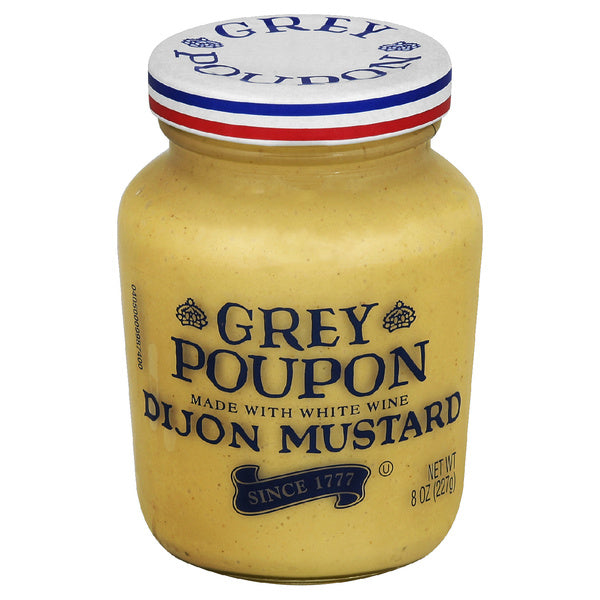 12-PACK OF MUSTARD DIJON GLASS JAR