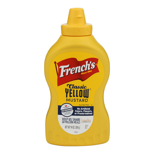 16-PACK OF Classic Yellow Mustard Bottle French's, 16 - 14 Oz