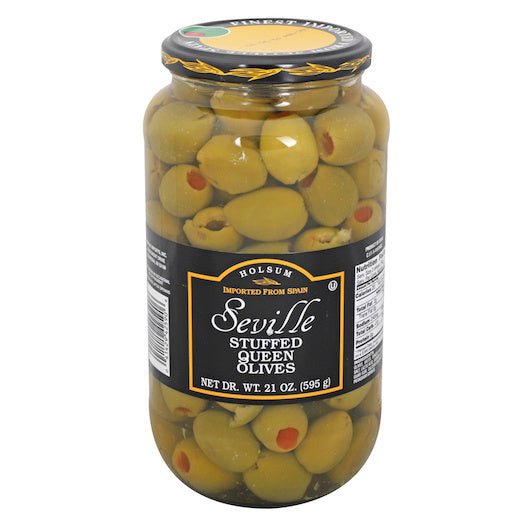 12-PACK OF Stuffed Queen Olives Jar Savor, 12 - 32 Oz