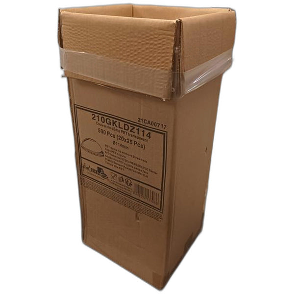 25 CT-PACK OF LID CLEAR PET DOME 5.9
