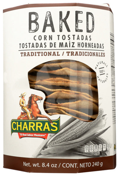 8-PACK OF SNACK CORN BAKED TOSTADAS 8.4 OUNCE - CASE OF 8