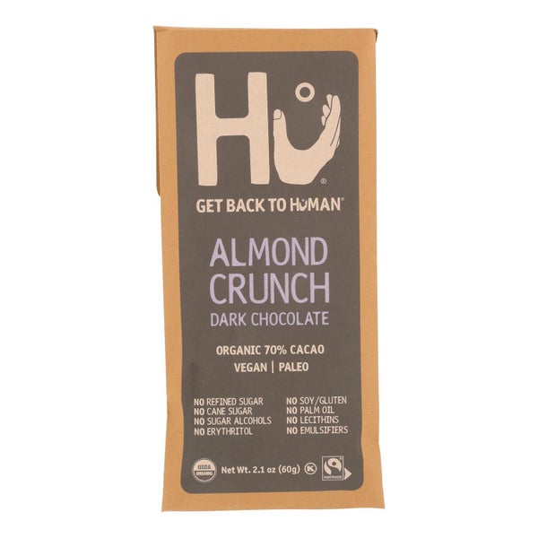 12-PACK OF CHOCOLATE BAR DARK ALMOND CRUNCH