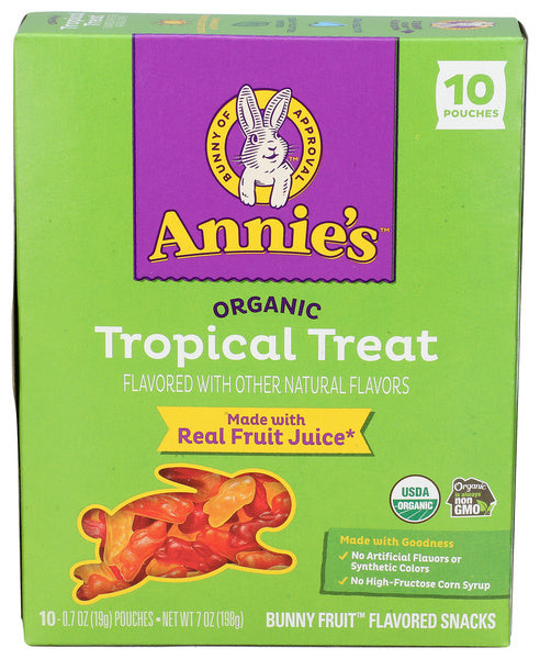 8-PACK OF SNACK FRUIT OGRANIC TROPICAL TREAT
