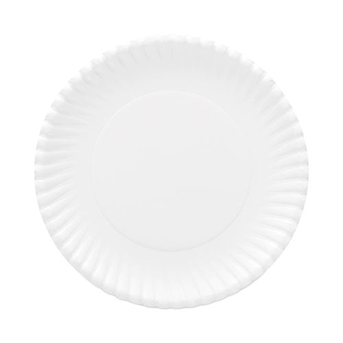 8-PACK OF PLATE PAPER COATED 9" WHITE