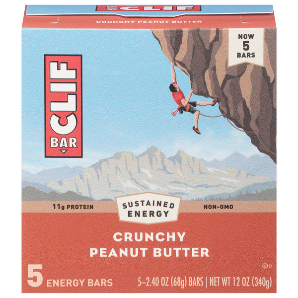 45-PACK OF BAR ENERGY CRUNCHY PEANUT BUTTER