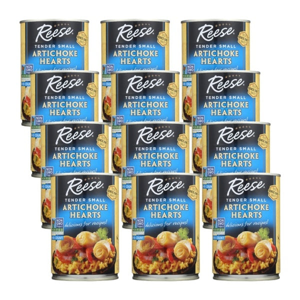 12-PACK OF Artichoke Heart Tender Small Reese 14 oz