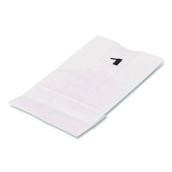 500-PACK OF Ross & Wallace Paper Products 120301500PK/BL Grocery Paper Bags, 1# Size, 30# Basis Weight, 3.5" x 2.25" x 6.63", White, 500/Bundle