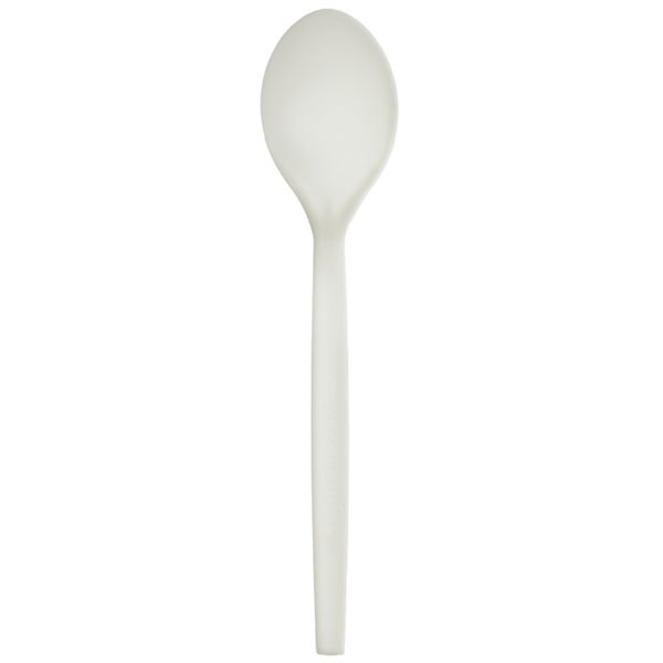 1-PACK OF SPOON PLAS 7IN PSM WHT
