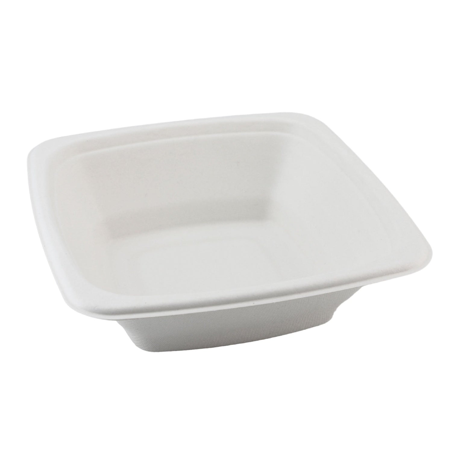 400-PACK OF BOWL SALAD COMPOSTABLE MOLDED FIBER SQUARE 24 OZ DISPOSABLE