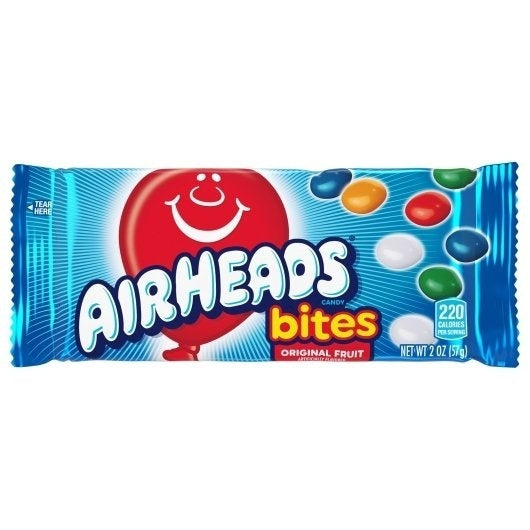 144-PACK OF Original Fruit Bites Airheads Candy, 8 - 18 - 2 Oz
