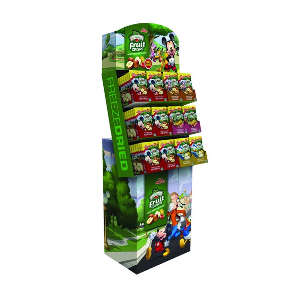 144-PACK OF Fruit Freeze Dried Disney Shipper, Apples/Bananas/Pear, Brothers International