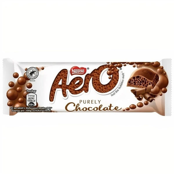 24-PACK OF Chocolate NESTLE AERO MILK CHOCOLATE MED, LBB Imports