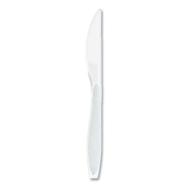 1000-PACK OF SOLO HSWKX-0007 Heavyweight Full-Length Polystyrene Knives - White (100 Count, 10 Boxes per Carton) for Durable Dining Solutions