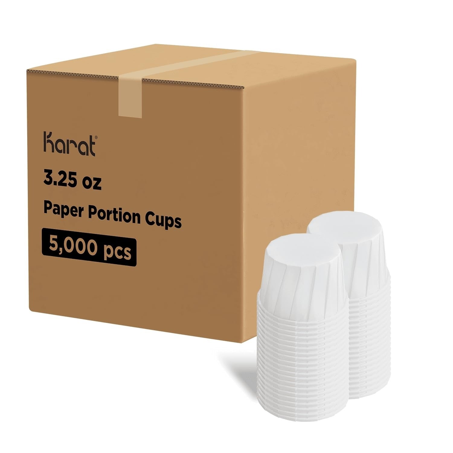 5000-PACK OF Cup Paper Karat 3.25oz Paper Portion Cups - 5,000 ct