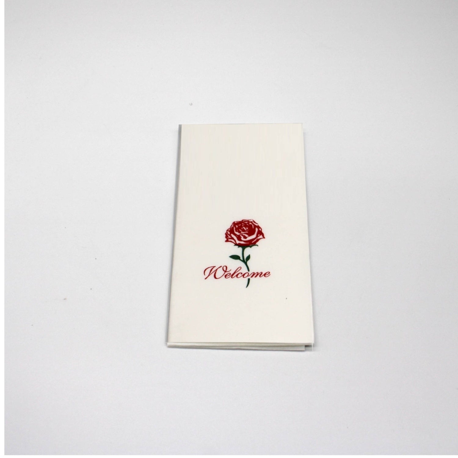 6-PACK OF Napkin Paper Airlaid Napkin 17x17 1/8 fold Welcome Rose 300 count