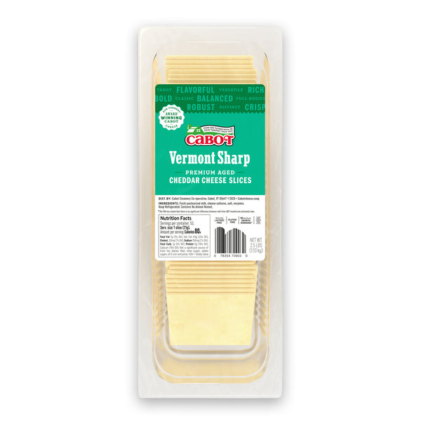 4-PACK OF CHEESE CHEDDAR WHT SLICE SHARP