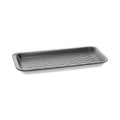 1000-PACK OF Tray Foam Pactiv Corp. 51P917S Foam Supermarket Tray - 8.38 x 4.5 x 0.69 inches - Black - 1000 Count