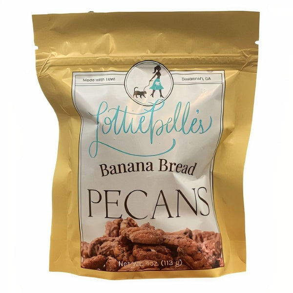 32-PACK OF Pecans Banana Bread Candied, Lottiebelle's