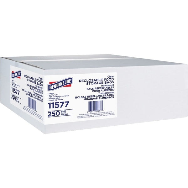 8-PACK OF BAG STORAGE CLEAR - 2000 BAGS