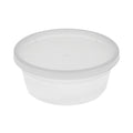 240-PACK OF Pactiv Corp. YL2508 Newspring DELTainer 8 oz. Clear Microwavable Plastic Container - Perfect for Food Storage (240 Pack)