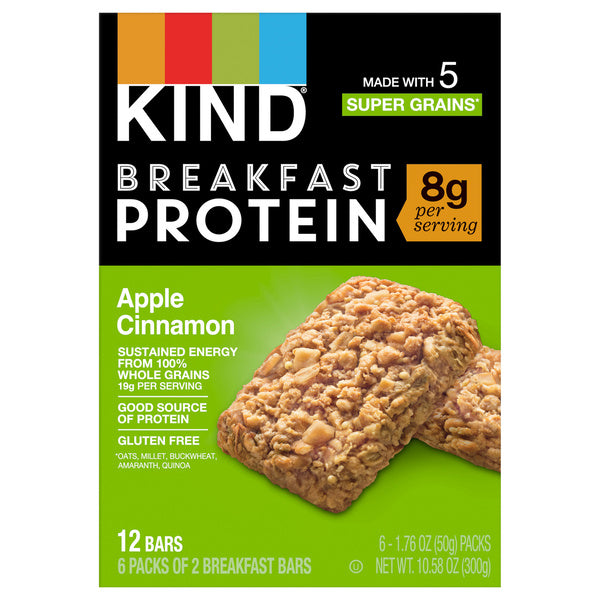 5-PACK OF BAR NUTRITIONAL APPLE CINNAMON CASE OF 5