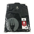 LRG-PACK OF COAT CHEF BLK LT TWILL SHRT SL