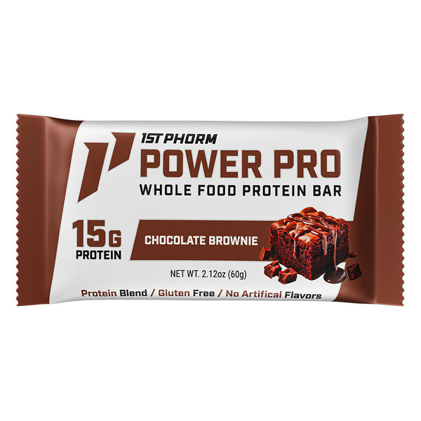 15-PACK OF Power Pro Bar, Chocolate Brownie (Case of 90 Bars)