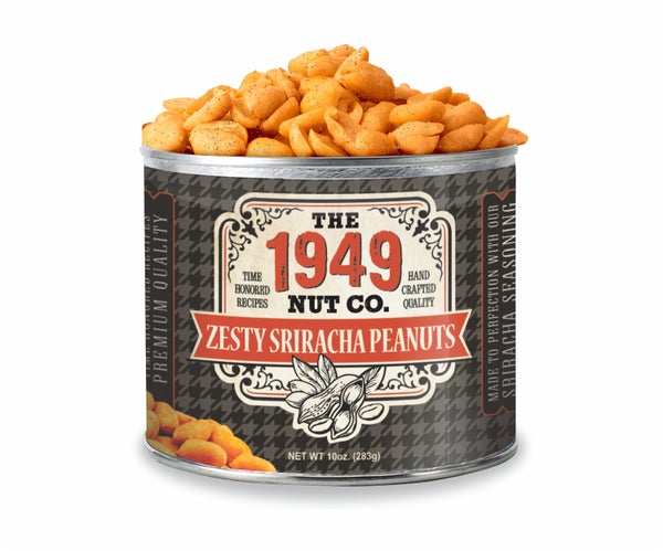 12-PACK OF Peanut Roasted Zesty Sriracha Sm, 1949 Nut Company