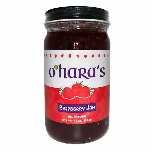 12-PACK OF Jam Raspberry O'Hara's, Ohio South Farm