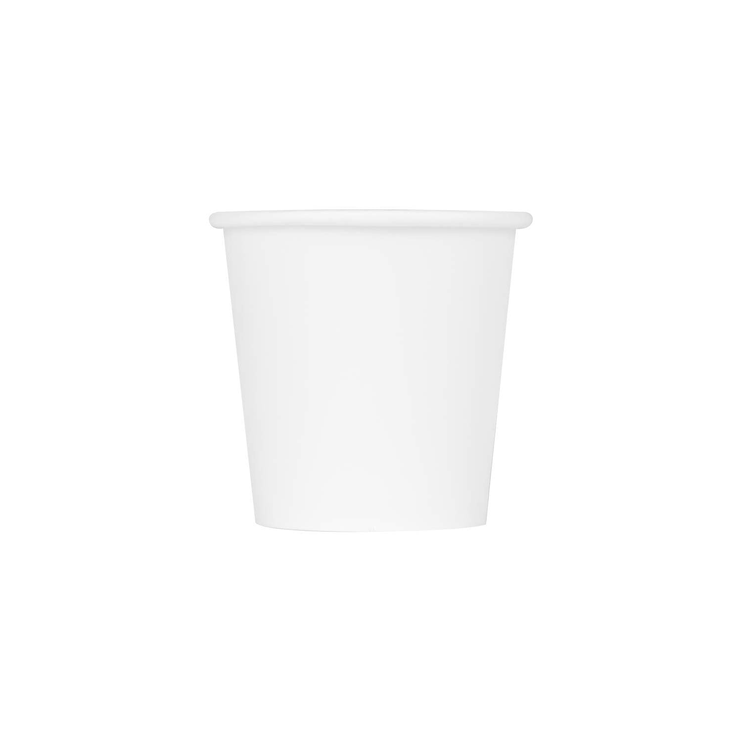 1000-PACK OF Cup Paper [1000 Pack] 4oz Disposable Espresso Cups, Karat Paper Hot Cup, White