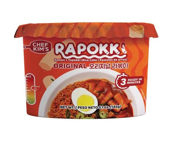 6-PACK OF Chef Kim's Rapokki, Original, 6/4.9 oz.