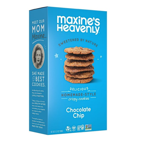 8-PACK OF Cookies Crispy Chocolate Chip, Maxine's Heavenly