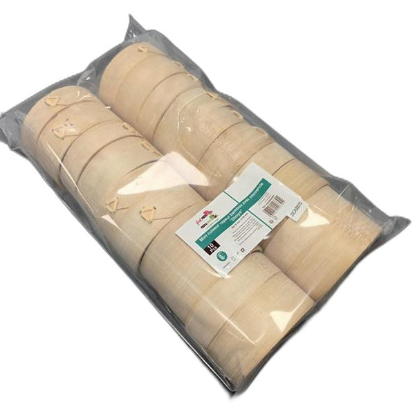 10 CT-PACK OF STEAMER BAMBOO 2.5 OZ