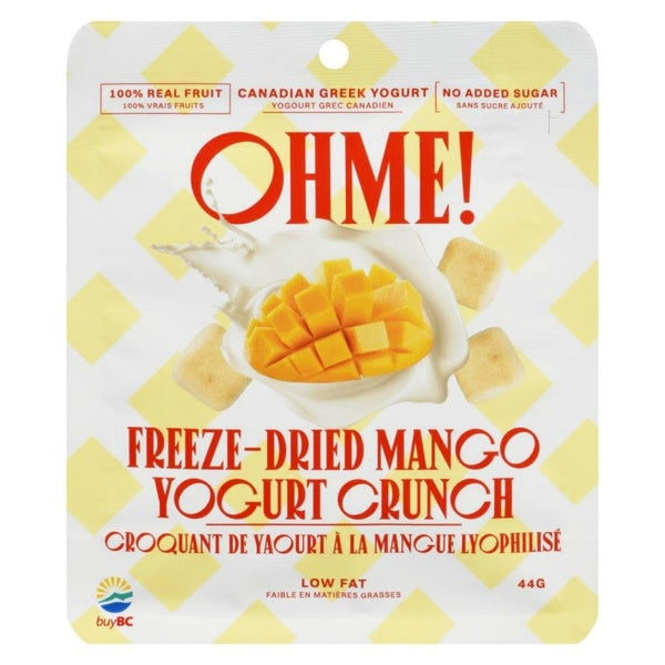 12-PACK OF Freeze-Dried Mango Yogurt Crunch, No Sugar Added, Gluten-Free
