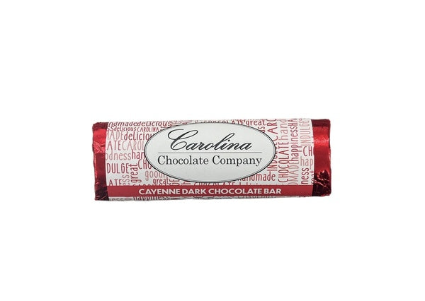 24-PACK OF Chocolate Dark Cayenne Bar, Carolina Chocolate Company