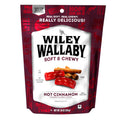 10-PACK OF Hot Cinnamon Case Licorice Wiley Wallaby, 10 - 10 Oz