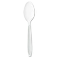 1000-PACK OF Cutlery Plastic SOLO HSWT-0007 Heavyweight Polystyrene Teaspoons - Premium White Disposable Utensils (1000 Count)