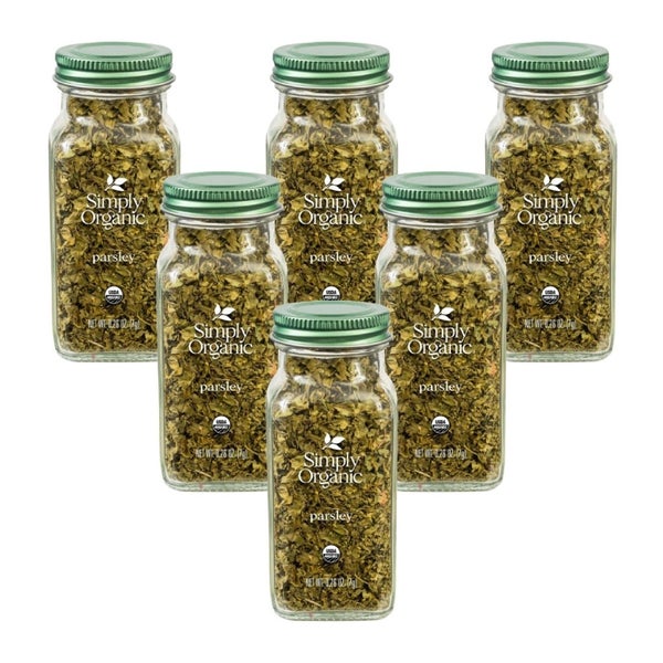 6-PACK OF Spice Parsley Organic Simply Organic 0.26 oz