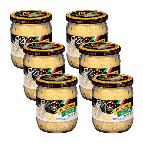 6-PACK OF Cheese Parmesan Homestyle 4C Foods 6 oz