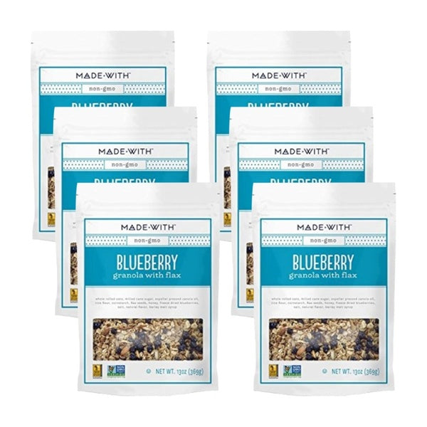 6-PACK OF Cereal Granola Blueberry Flax Made With 13 oz