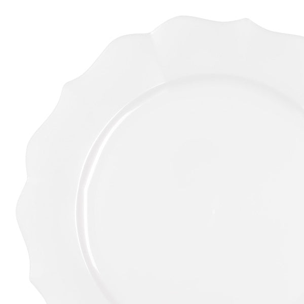 24-PACK OF Plate Appetizer 7.5" Pearl White