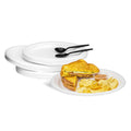 500-PACK OF Plate Oval Karat Earth 10''x8'' Molded Fiber Oval Plates, PFAS Free, White - 500 pcs