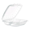 150-PACK OF CONTAINER PLAS CLEAR, MICROWAVABLE HINGED LID