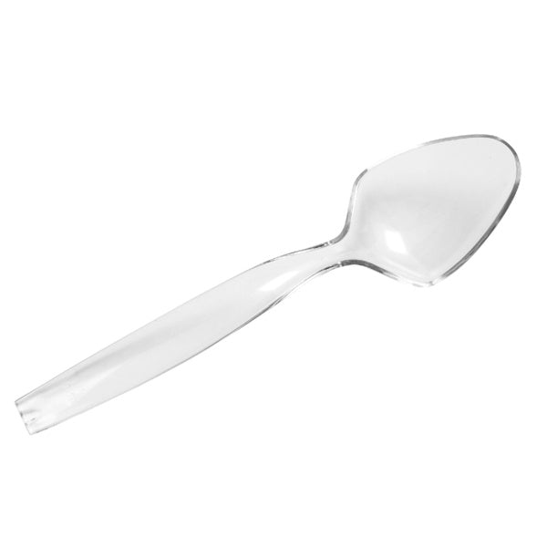 144-PACK OF SPOON PLAS SERVING CLR