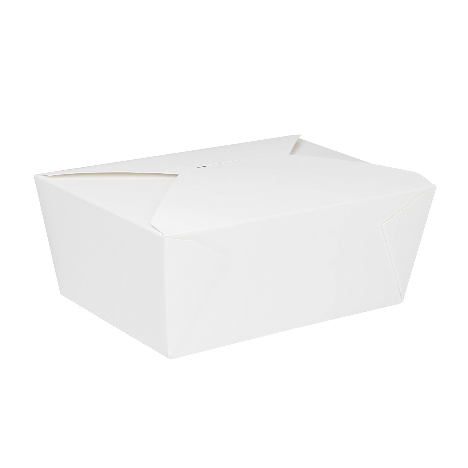 160-PACK OF Box Food Karat 160 ct Paper Take-Out Boxes | #4 | 110 oz | White