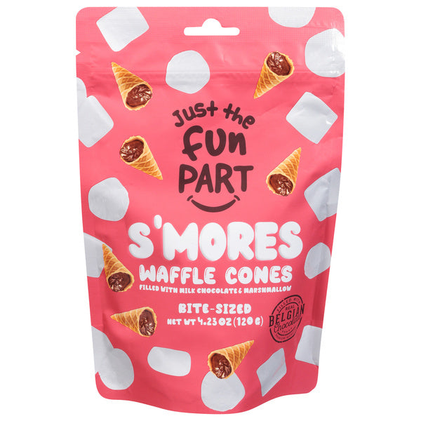 6-PACK OF CONE WAFFLE S'MORES MILK CHOCOLATE MARSHMALLOW CASE OF 6